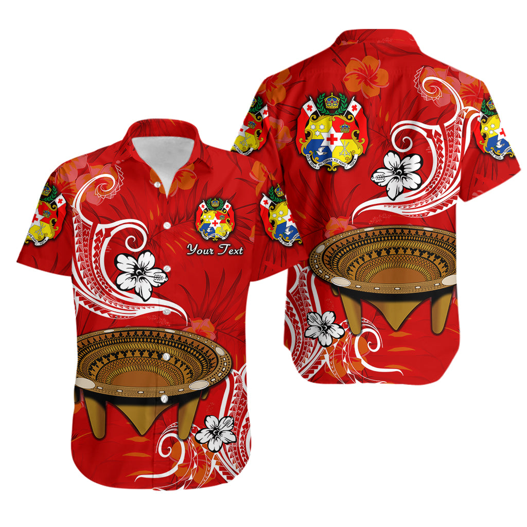 (Custom Personalised) Tonga Kumete Kava Bowl Sila Vibes - Red Hawaiian Shirt LT8 Red - Polynesian Pride