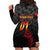 (Custom Personalised) Papua New Guinea Barramundis Cricket Hoodie Dress Birds Of Paradise Paradisaea Raggiana Original - Black LT8 - Polynesian Pride