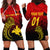 (Custom Personalised) Papua New Guinea Barramundis Cricket Hoodie Dress Birds Of Paradise Paradisaea Raggiana Original - Red LT8 Red - Polynesian Pride