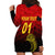 (Custom Personalised) Papua New Guinea Barramundis Cricket Hoodie Dress Birds Of Paradise Paradisaea Raggiana Original - Red LT8 - Polynesian Pride