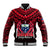 Samoa Independence Day Baseball Jacket Ulafa Polynesian Unique Red No1 LT9 Unisex Red - Polynesian Pride