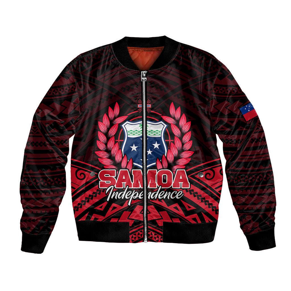 Samoa Independence Day Bomber Jacket Ulafa Polynesian Unique Red No2 LT9 Unisex Red - Polynesian Pride