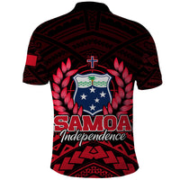 Samoa Independence Day Polo Shirt Ulafa Polynesian Unique Red No2 LT9 - Polynesian Pride