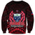 Samoa Independence Day Sweatshirt Ulafa Polynesian Unique Red No2 LT9 Unisex Red - Polynesian Pride