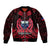 Samoa Independence Day Bomber Jacket Ulafa Polynesian Unique Red No3 LT9 Unisex Red - Polynesian Pride