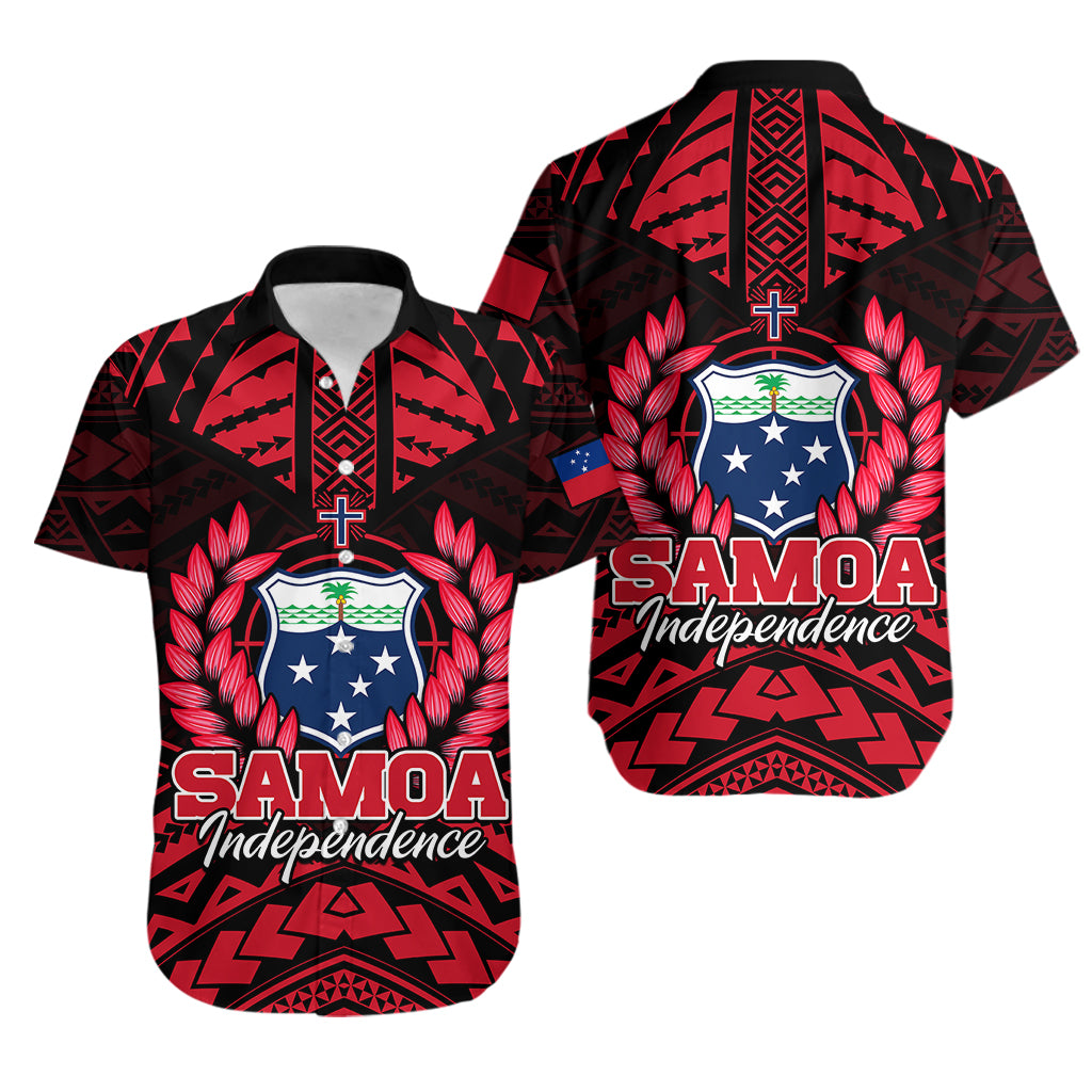 Samoa Independence Day Hawaiian Shirt Ulafa Polynesian Unique Red No3 LT9 Red - Polynesian Pride