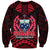 Samoa Independence Day Sweatshirt Ulafa Polynesian Unique Red No3 LT9 Unisex Red - Polynesian Pride