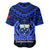 Samoa Independence Day Baseball Jersey Ulafa Polynesian Unique Blue No1 LT9 - Polynesian Pride