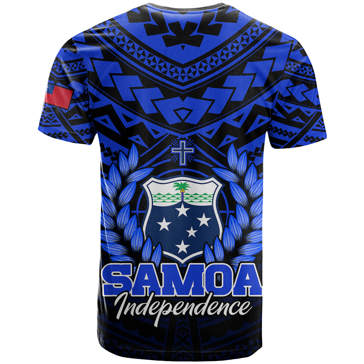 Samoa Independence Day T Shirt Ulafa Polynesian Unique Blue No1 LT9 - Polynesian Pride