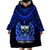 Samoa Independence Day Wearable Blanket Hoodie Ulafa Polynesian Unique Blue No1 LT9 - Polynesian Pride