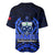 Samoa Independence Day Baseball Jersey Ulafa Polynesian Unique Blue No2 LT9 - Polynesian Pride