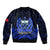 Samoa Independence Day Bomber Jacket Ulafa Polynesian Unique Blue No2 LT9 - Polynesian Pride