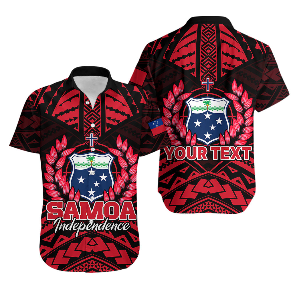 (Custom Personalised) Samoa Independence Day Hawaiian Shirt Ulafa Polynesian Unique Red No3 LT9 Red - Polynesian Pride