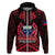 Custom Samoa Independence Day Hoodie Ulafa Polynesian Unique Red No3 LT9 - Polynesian Pride