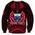 (Custom Personalised) Samoa Independence Day Sweatshirt Ulafa Polynesian Unique Red No3 LT9 - Polynesian Pride