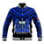 (Custom Personalised) Samoa Independence Day Baseball Jacket Ulafa Polynesian Unique Blue No1 LT9 Unisex Blue - Polynesian Pride