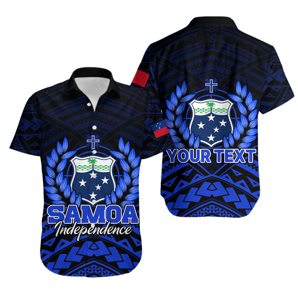 (Custom Personalised) Samoa Independence Day Hawaiian Shirt Ulafa Polynesian Unique Blue No2 LT9 Blue - Polynesian Pride