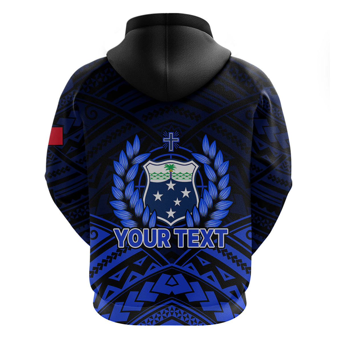 Custom Samoa Independence Day Hoodie Ulafa Polynesian Unique Blue No2 LT9 - Polynesian Pride