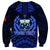 (Custom Personalised) Samoa Independence Day Sweatshirt Ulafa Polynesian Unique Blue No3 LT9 - Polynesian Pride