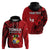 Custom Tonga Independence Anniversary Hoodie Tongan Tribal Pattern Unique Version LT9 Pullover Hoodie Red - Polynesian Pride