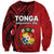 (Custom Personalised) Tonga Independence Anniversary Sweatshirt Tongan Tribal Pattern Unique Version LT9 Unisex Red - Polynesian Pride