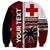 (Custom Personalised) Tonga Kupesi Ngatu Sweatshirt Proud Tonga with Flag and Palm Tree LT9 - Polynesian Pride