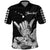 Custom Hawaii Shaka Sign Polo Shirt Black Version LT9 Black - Polynesian Pride