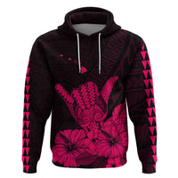 Hawaii Shaka Sign Hoodie Pink Version LT9 - Polynesian Pride