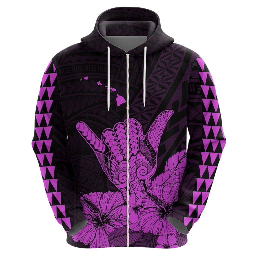 Hawaii Shaka Sign Hoodie Purple Version LT9 - Polynesian Pride