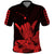 Hawaii Shaka Sign Polo Shirt Red Version LT9 Red - Polynesian Pride