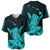 Hawaii Shaka Sign Baseball Jersey Turquoise Version LT9 Turquoise - Polynesian Pride