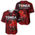 Tonga ANZAC Day Baseball Jersey Lest We Forget Red Version LT9 Red - Polynesian Pride