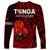 Tonga ANZAC Day Long Sleeve Shirt Lest We Forget Red Version LT9 - Polynesian Pride