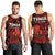 Tonga ANZAC Day Men Tank Top Lest We Forget Red Version LT9 - Polynesian Pride