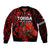 (Custom Personalised) Tonga ANZAC Day Bomber Jacket Lest We Forget Red Version LT9 Unisex Red - Polynesian Pride