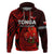 Custom Tonga ANZAC Day Hoodie Lest We Forget Red Version LT9 - Polynesian Pride