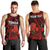 (Custom Personalised) Tonga ANZAC Day Men Tank Top Lest We Forget Red Version LT9 - Polynesian Pride