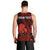 (Custom Personalised) Tonga ANZAC Day Men Tank Top Lest We Forget Red Version LT9 - Polynesian Pride