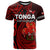 Custom Tonga ANZAC Day T Shirt Lest We Forget Red Version LT9 Red - Polynesian Pride