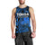 Tonga ANZAC Day Men Tank Top Lest We Forget Blue Version LT9 - Polynesian Pride