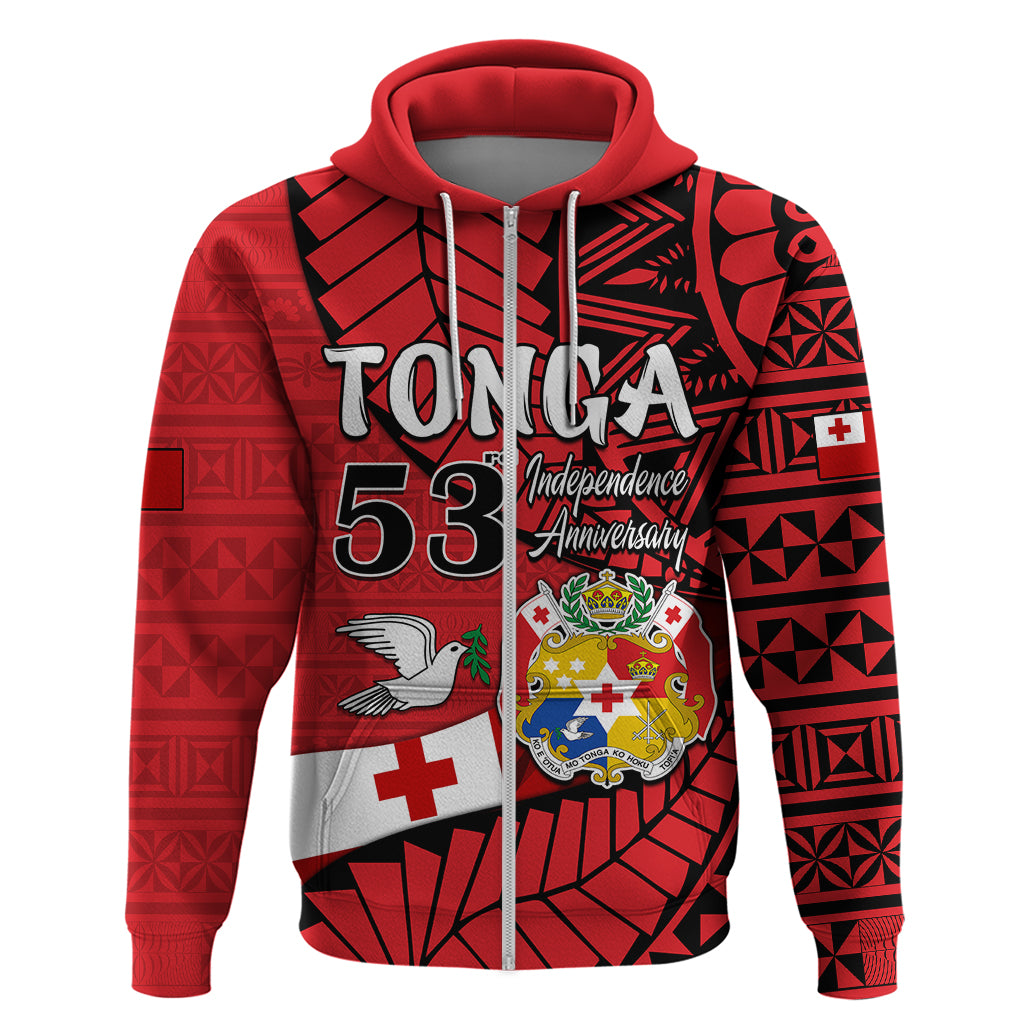 Tonga Hoodie Emancipation Day Happy 53rd Independence Anniversary LT9 - Polynesian Pride