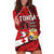 Tonga Emancipation Day Hoodie Dress Happy 53rd Independence Anniversary LT9 - Polynesian Pride