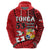 Custom Tonga Hoodie Emancipation Day Happy 53rd Independence Anniversary LT9 Zip Hoodie Red - Polynesian Pride