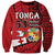 (Custom Personalised) Tonga Emancipation Day Sweatshirt Happy 53rd Independence Anniversary LT9 Unisex Red - Polynesian Pride