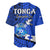 Tonga Emancipation Day Baseball Jersey Happy 53rd Independence Anniversary Blue Version LT9 - Polynesian Pride