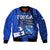 (Custom Personalised) Tonga Emancipation Day Bomber Jacket Happy 53rd Independence Anniversary Blue Version LT9 Unisex Blue - Polynesian Pride