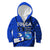 (Custom Personalised) Tonga Emancipation Day Kid Hoodie Happy 53rd Independence Anniversary Blue Version LT9 - Polynesian Pride