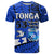 Custom Tonga Emancipation Day T Shirt Happy 53rd Independence Anniversary Blue Version LT9 Blue - Polynesian Pride