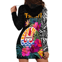 Tahiti Island Hoodie Dress French Polynesian Tropical LT9 - Polynesian Pride
