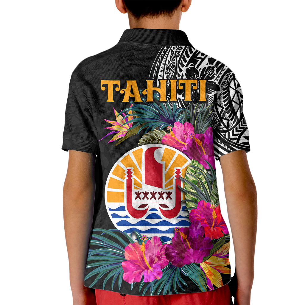 Tahiti Island Kid Polo Shirt French Polynesian Tropical LT9 - Polynesian Pride